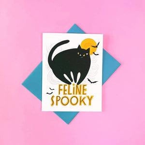 Feline Spooky Card