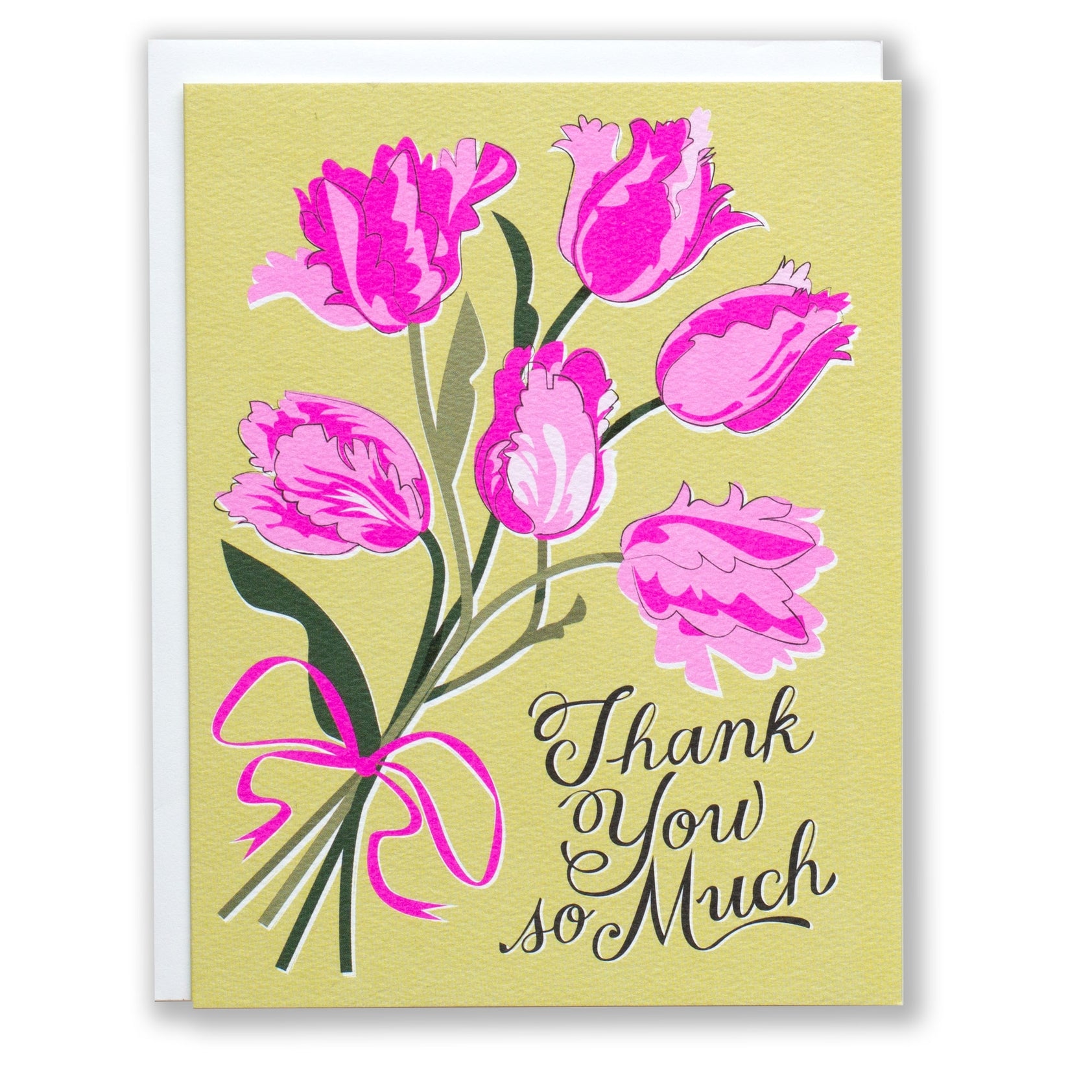 Thank You So Much Tulips Card