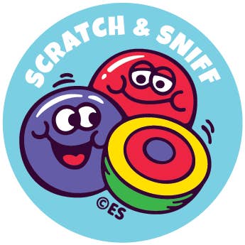 80's Candy Scratch & Sniff Sticker Sheet