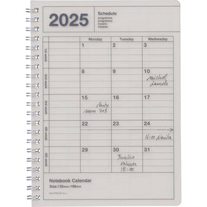 2025 Notebook Calendar  - Medium