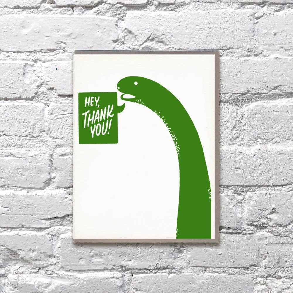 Dino Thanks Card