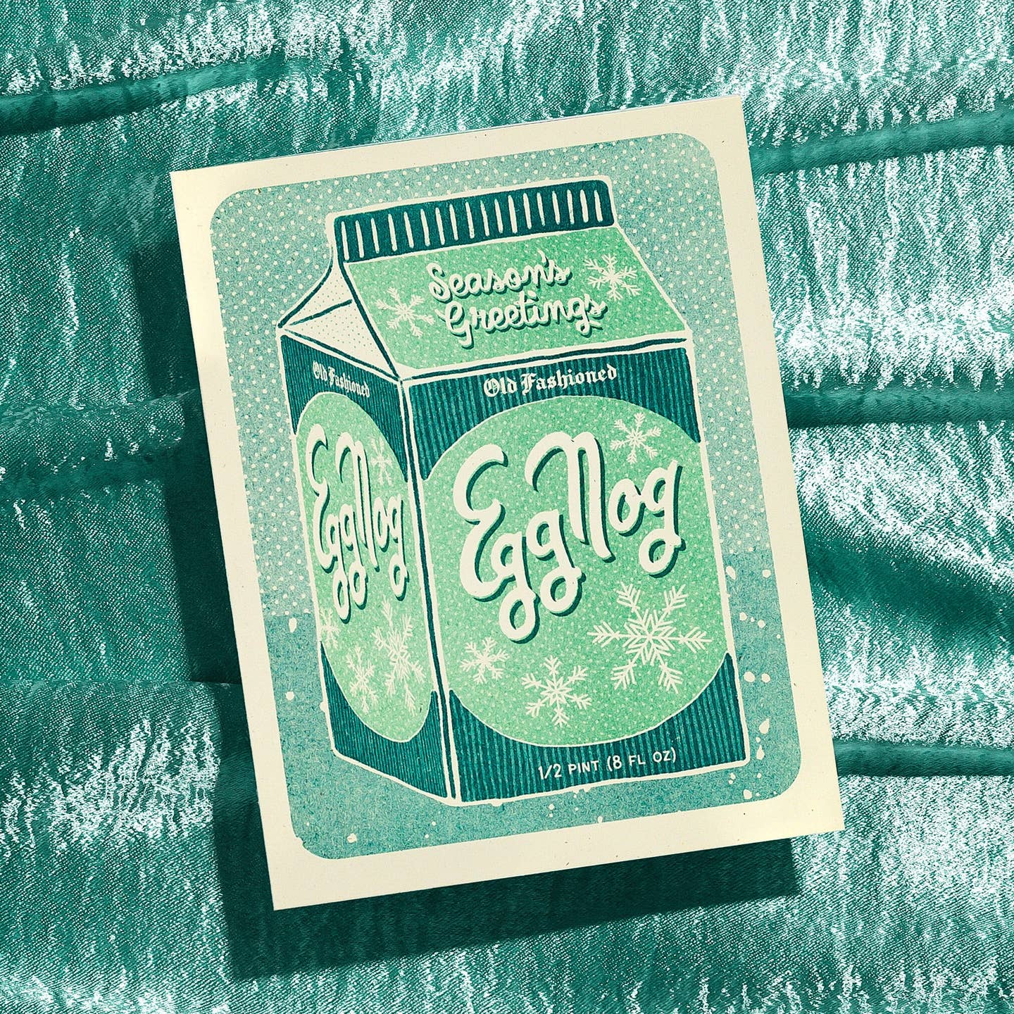 Egg Nog Holiday Card