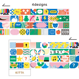 Board Game Kitta Washi Tape Strips