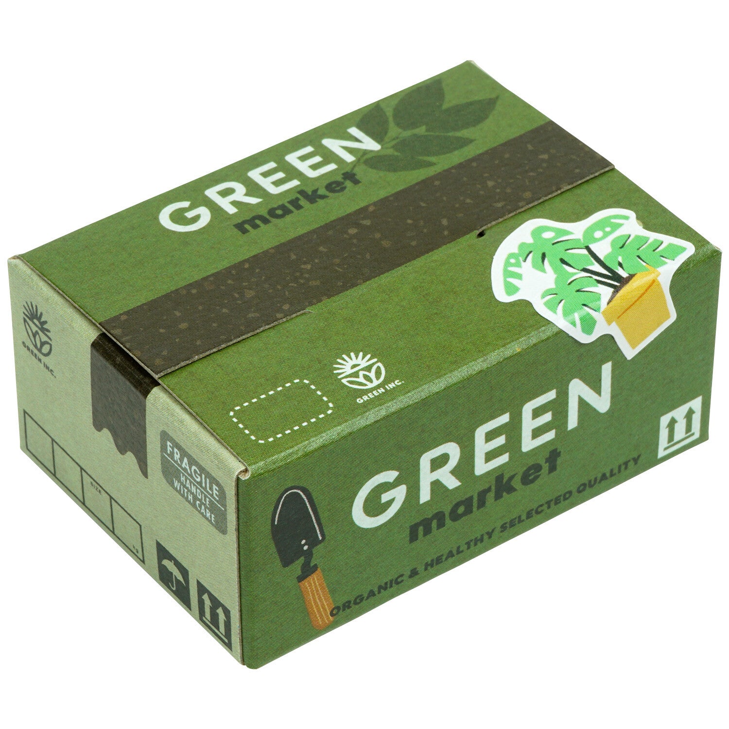 Green Box Sticker Flakes