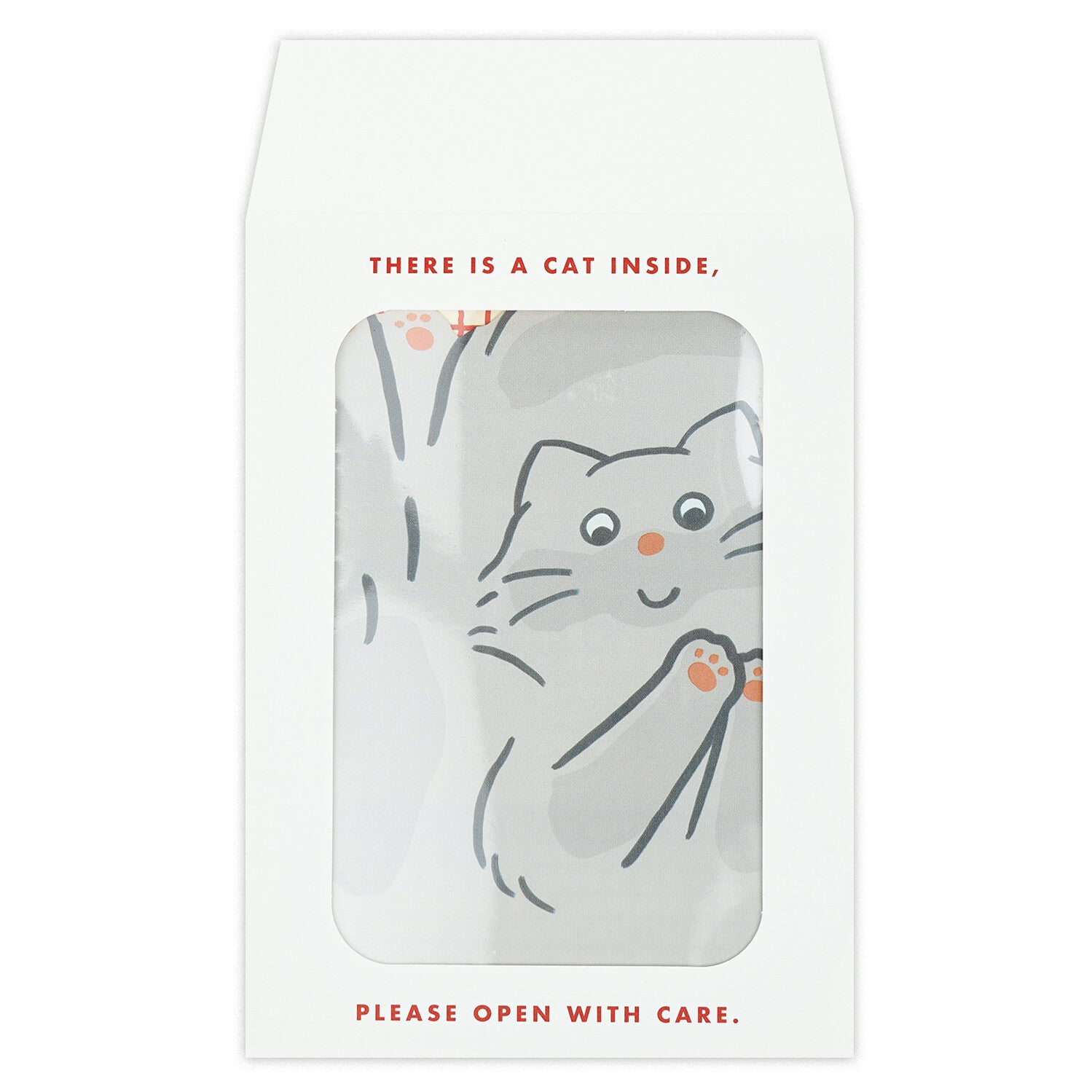 Kitty in an Envelope Letter Set - Grey