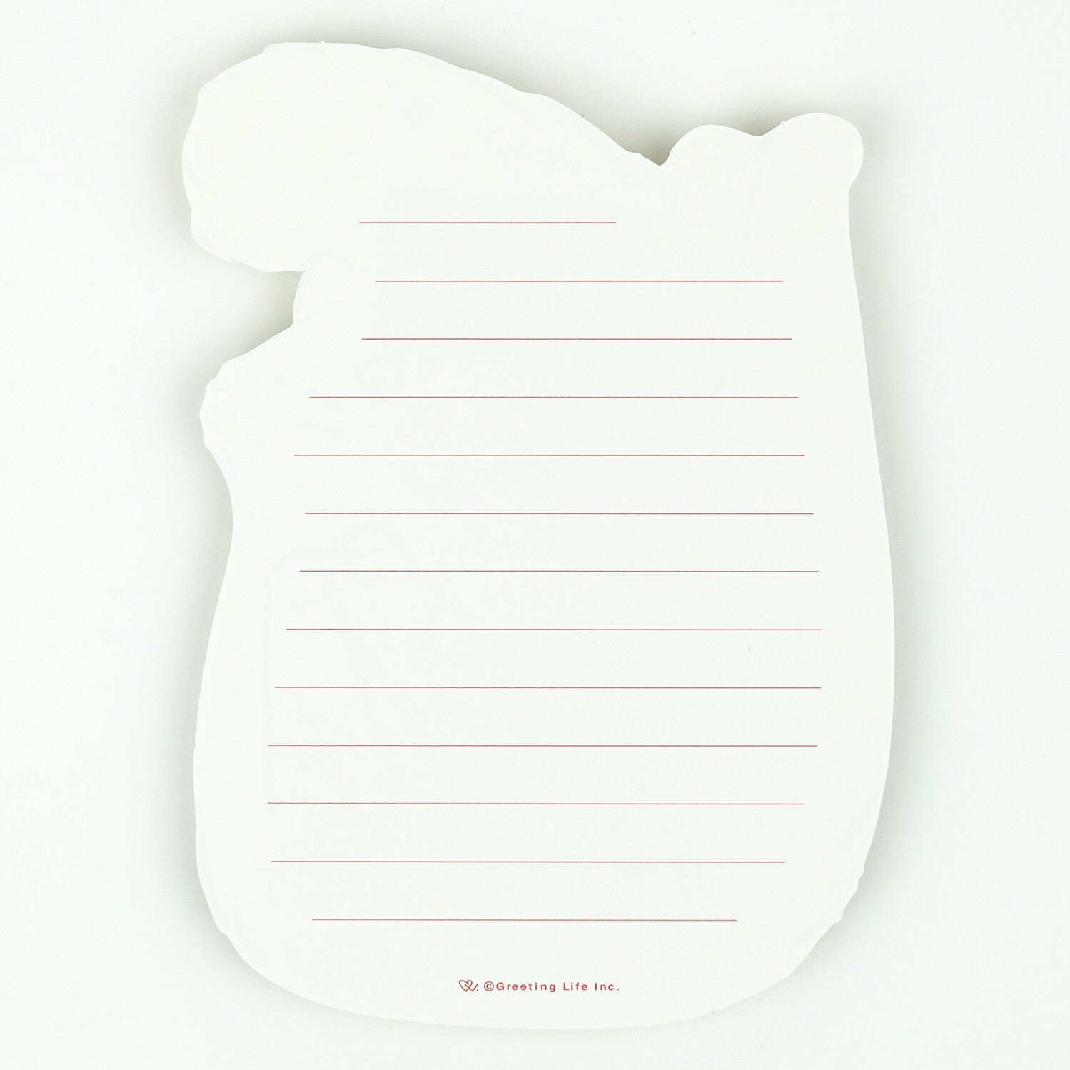 Kitty in an Envelope Letter Set - Grey