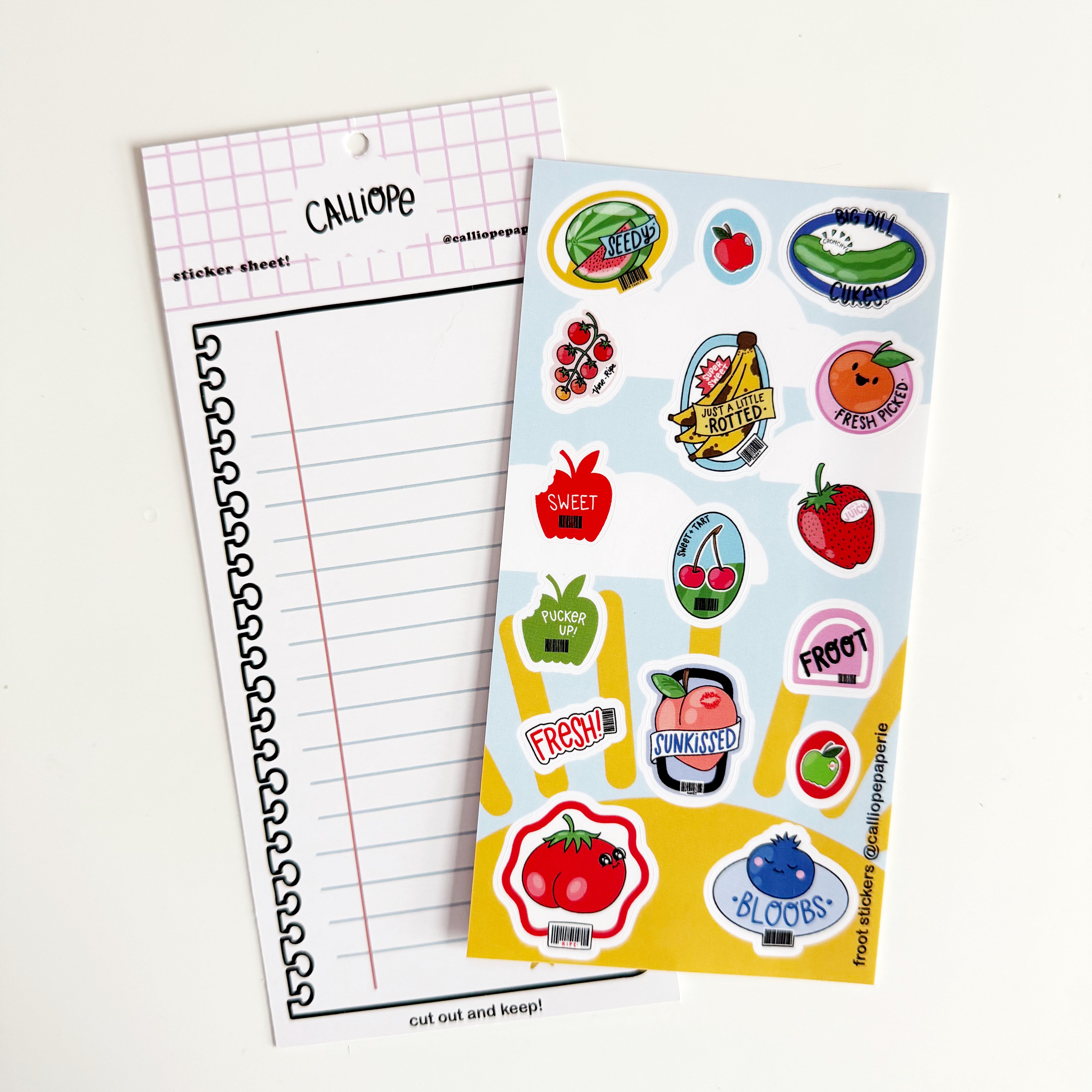 Froot Stickers Sticker Sheet