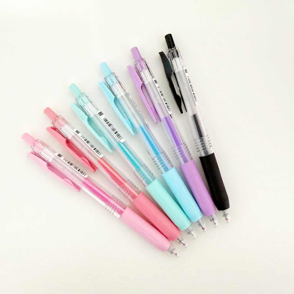 Sarasa Milk pens in various colors. 