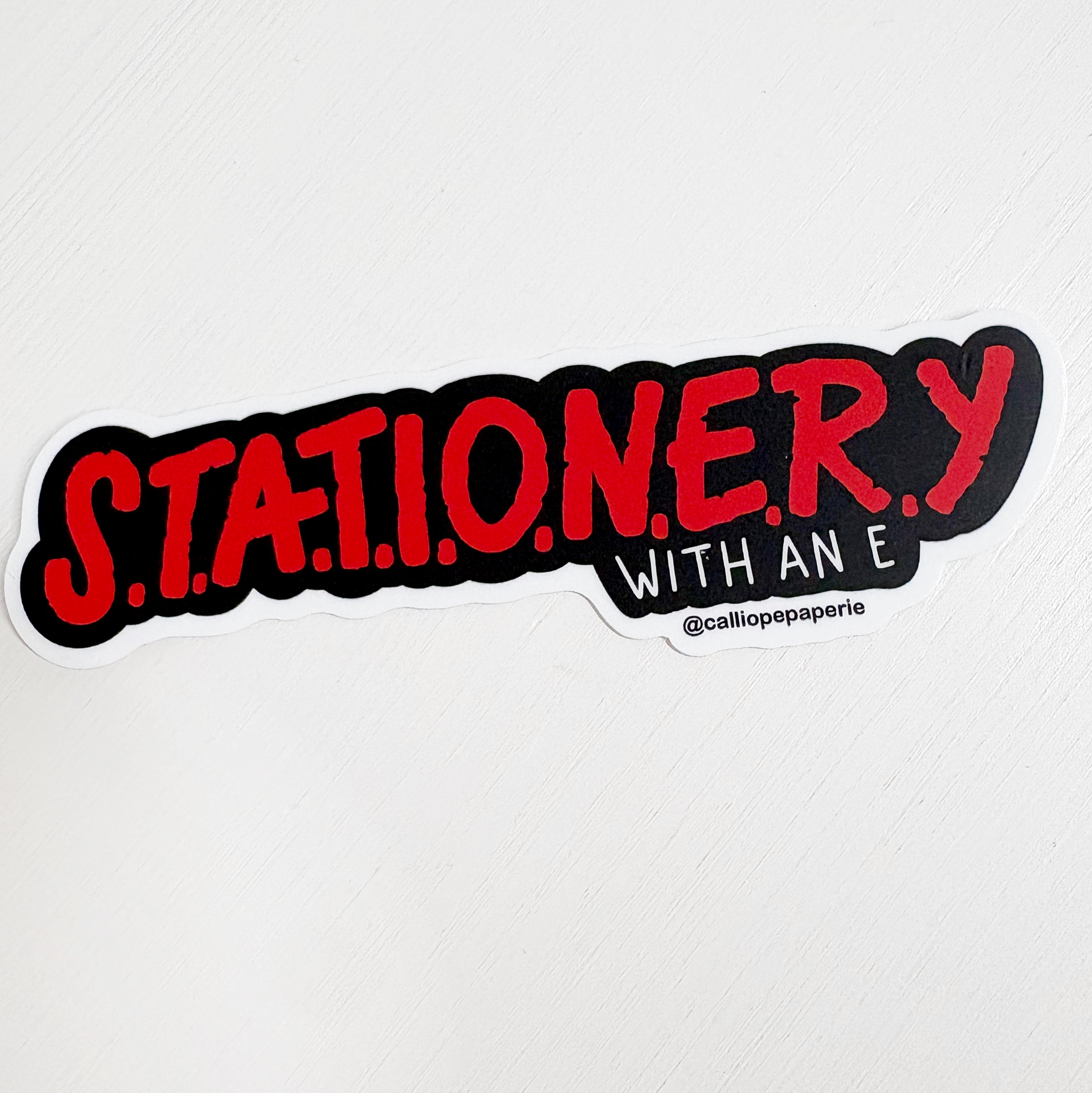 Stationery With An E DARE Sticker – Calliope Paperie