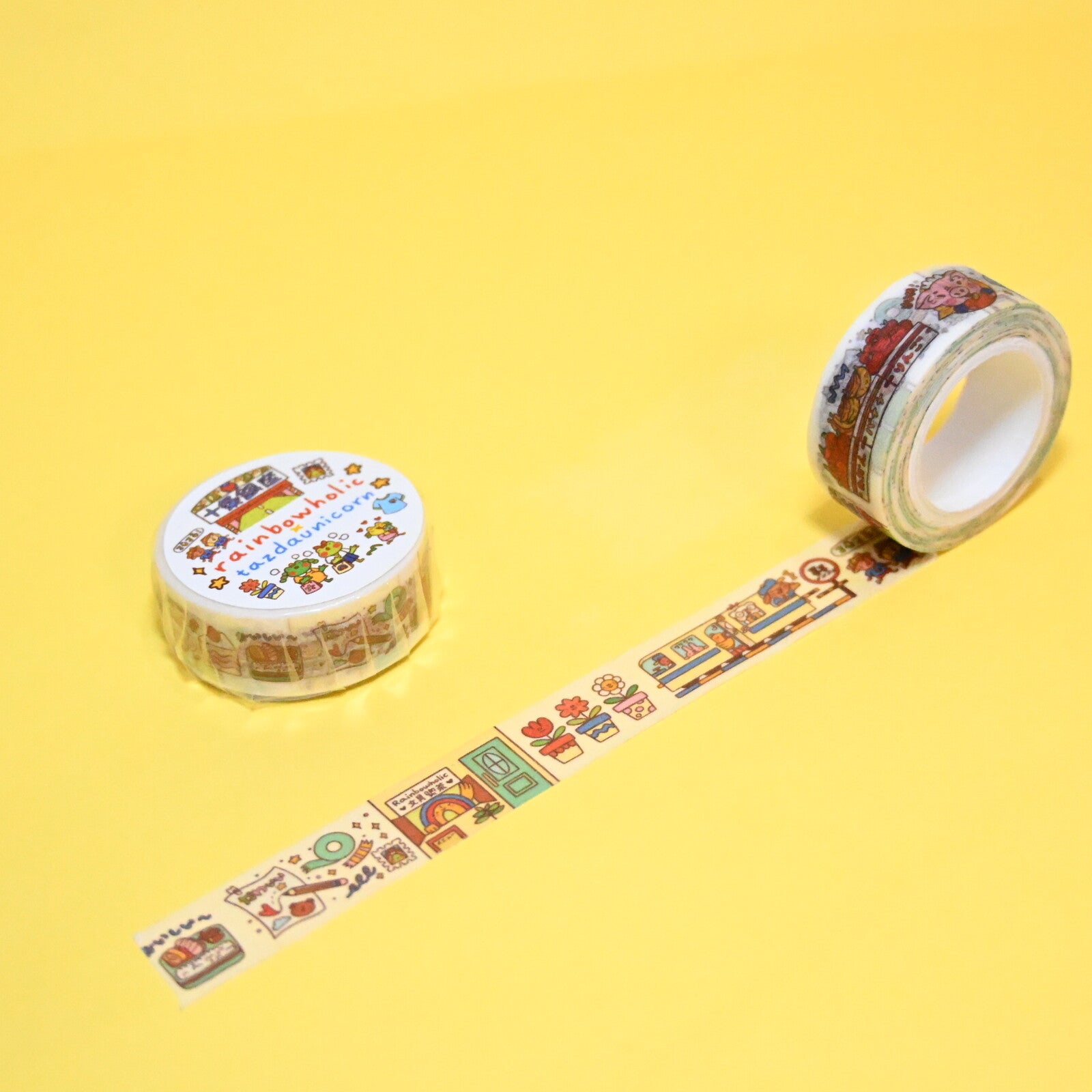 Rainbowholic x Tazdaunicorn Jujo Ginza Washi Tape