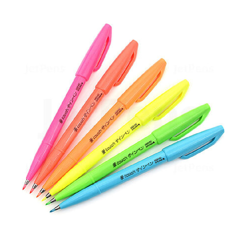Touch neon felt tip pens