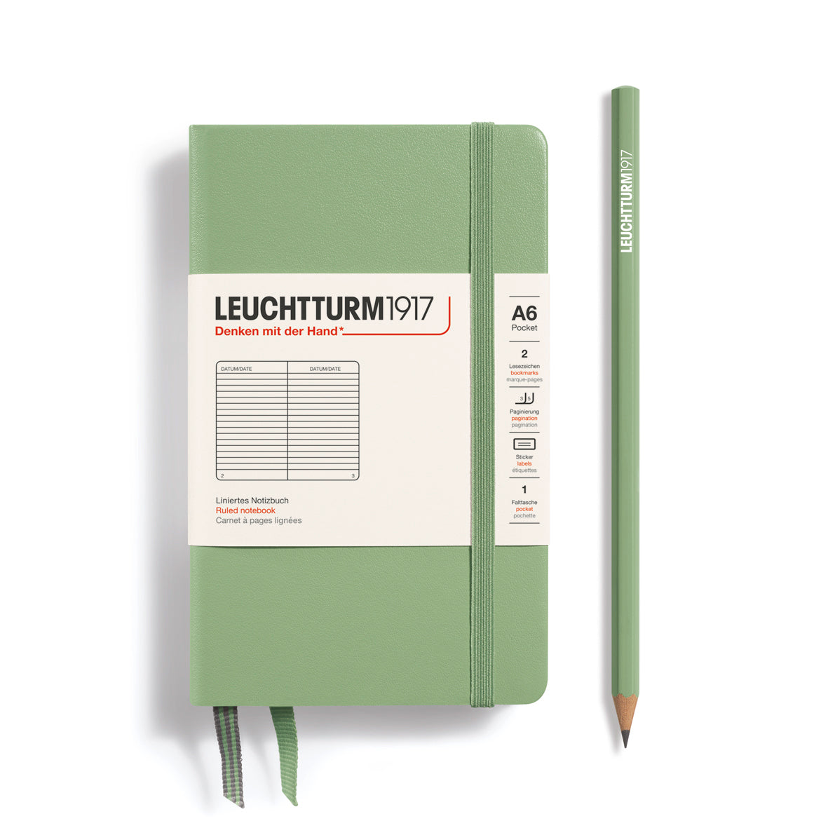 Leuchtturm A6 Hardcover Journal Ruled