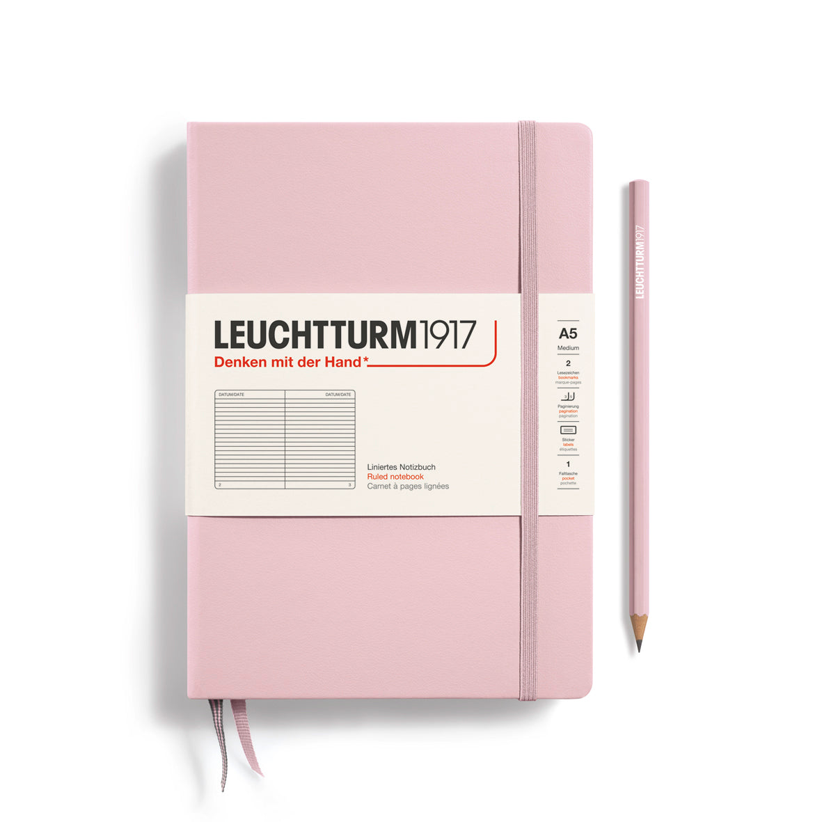 Leuchtturm A5 Hardcover Journal Ruled