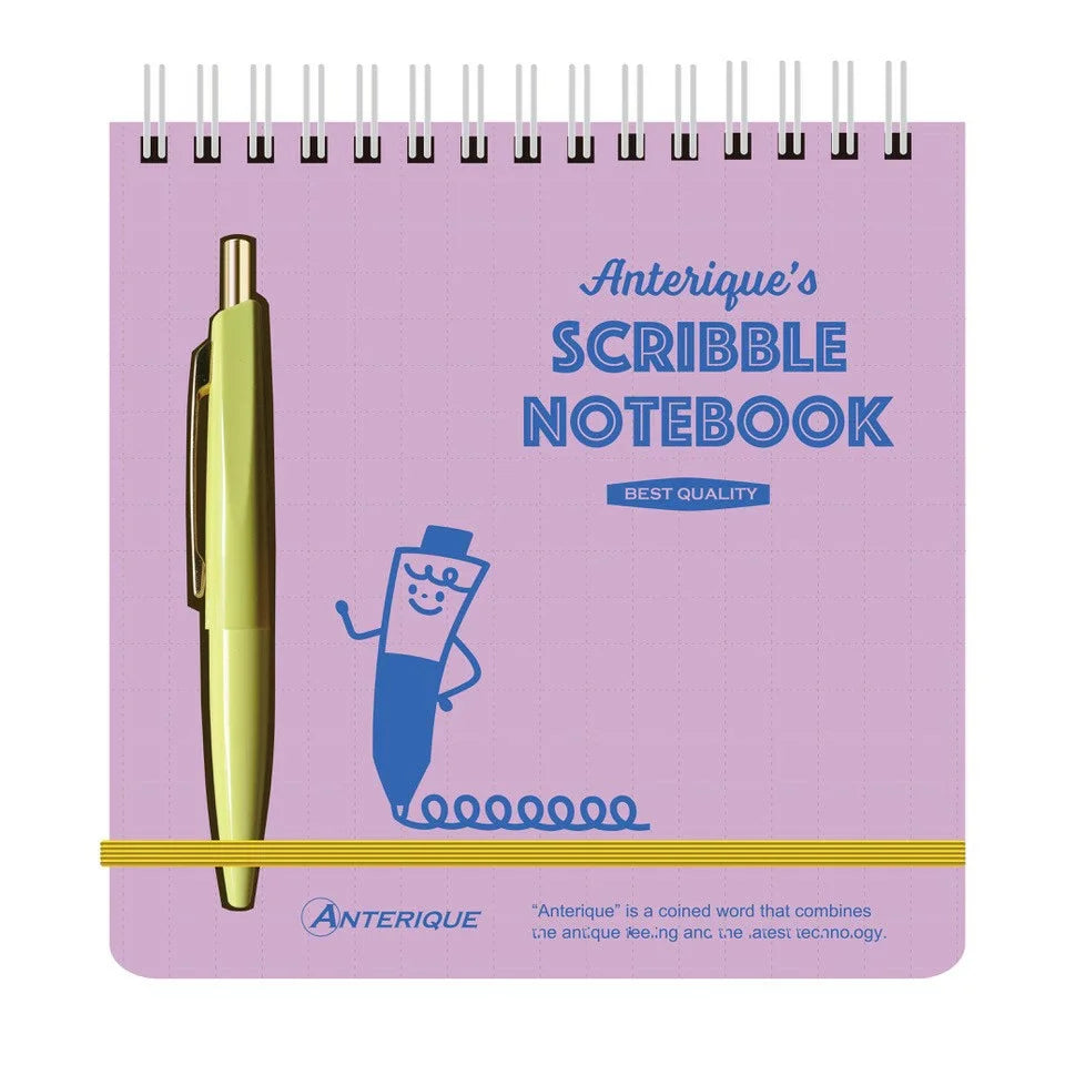 Anterique Scribble Notebook - Purple