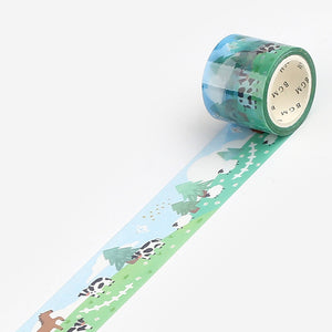 Country Scene Wide Washi Tape