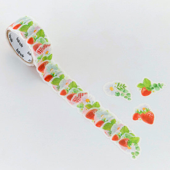 Strawberry Wreath Sticker Washi Tape