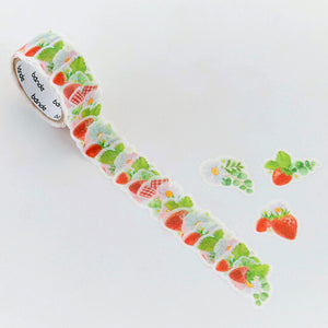 Strawberry Wreath Sticker Washi Tape