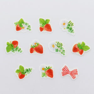 Strawberry Wreath Sticker Washi Tape