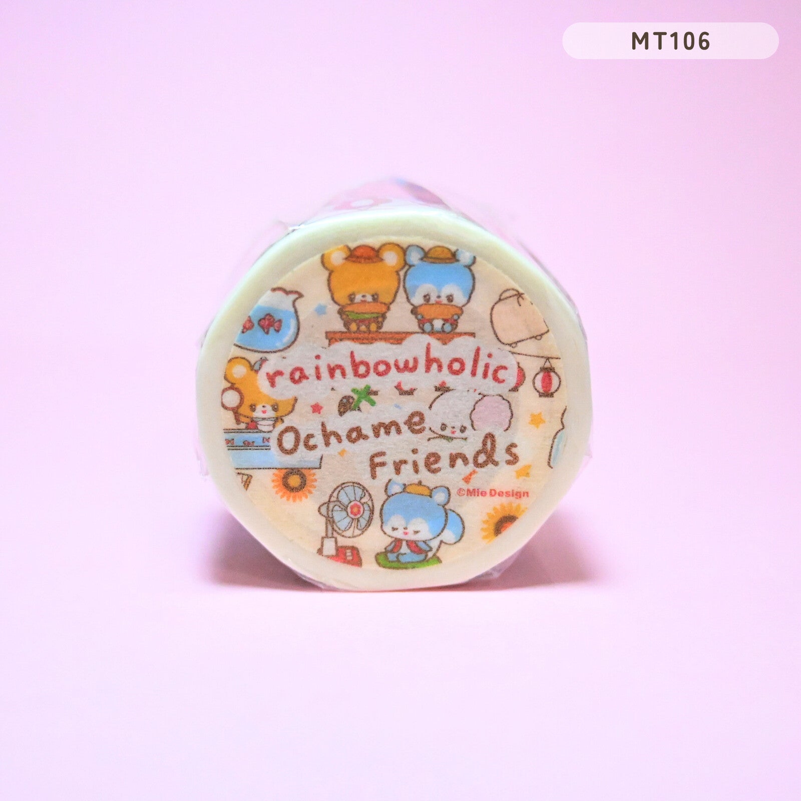 Rainbowholic x Ochame Friends Four Seasons Summer Washi Tape