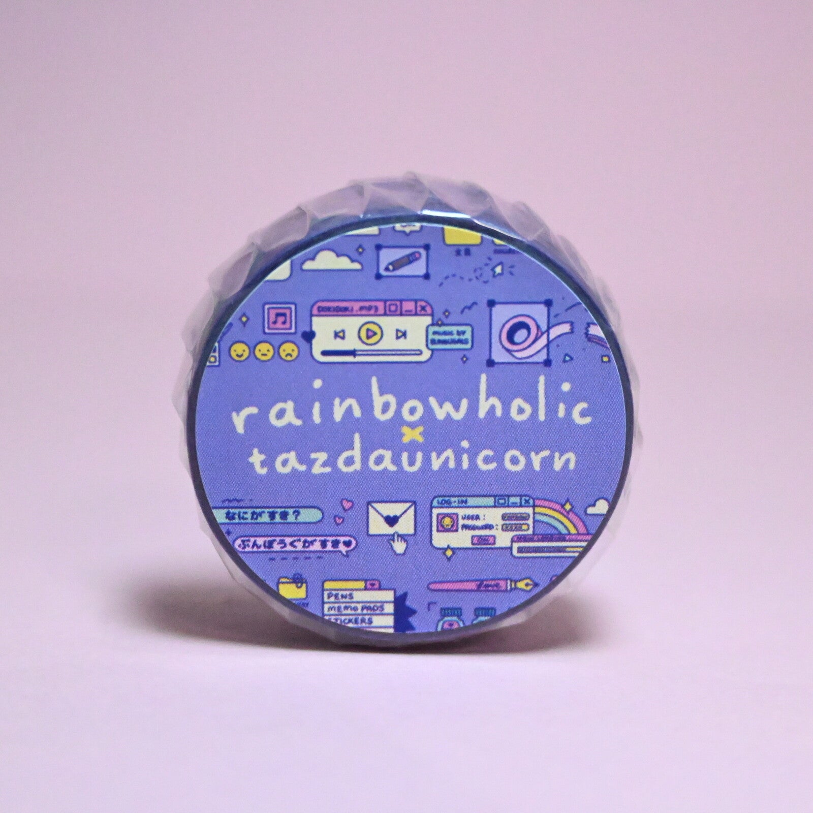 Rainbowholic x Tazdaunicorn Doki-doki  Washi Tape