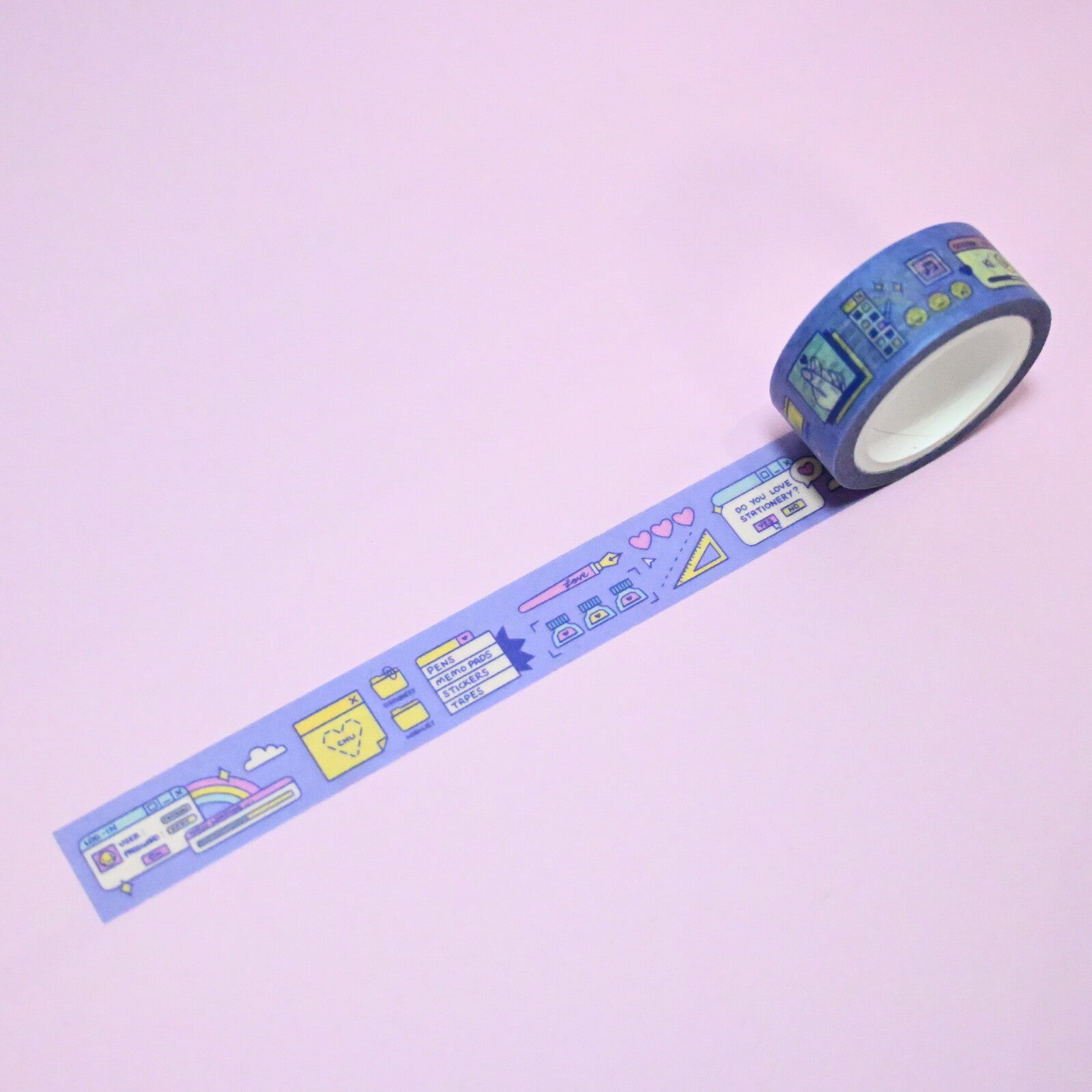 Rainbowholic x Tazdaunicorn Doki-doki  Washi Tape