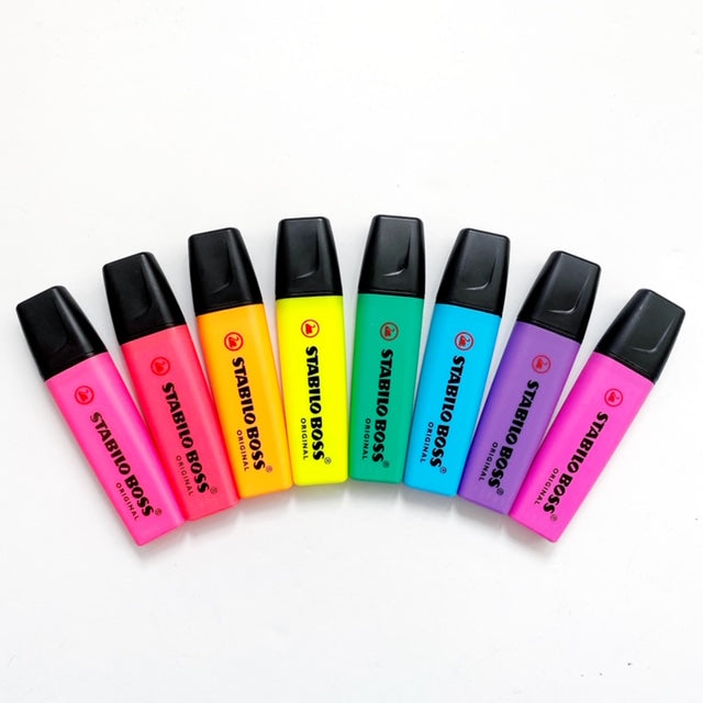 Stabilo BOSS Highlighters Neon – Calliope Paperie