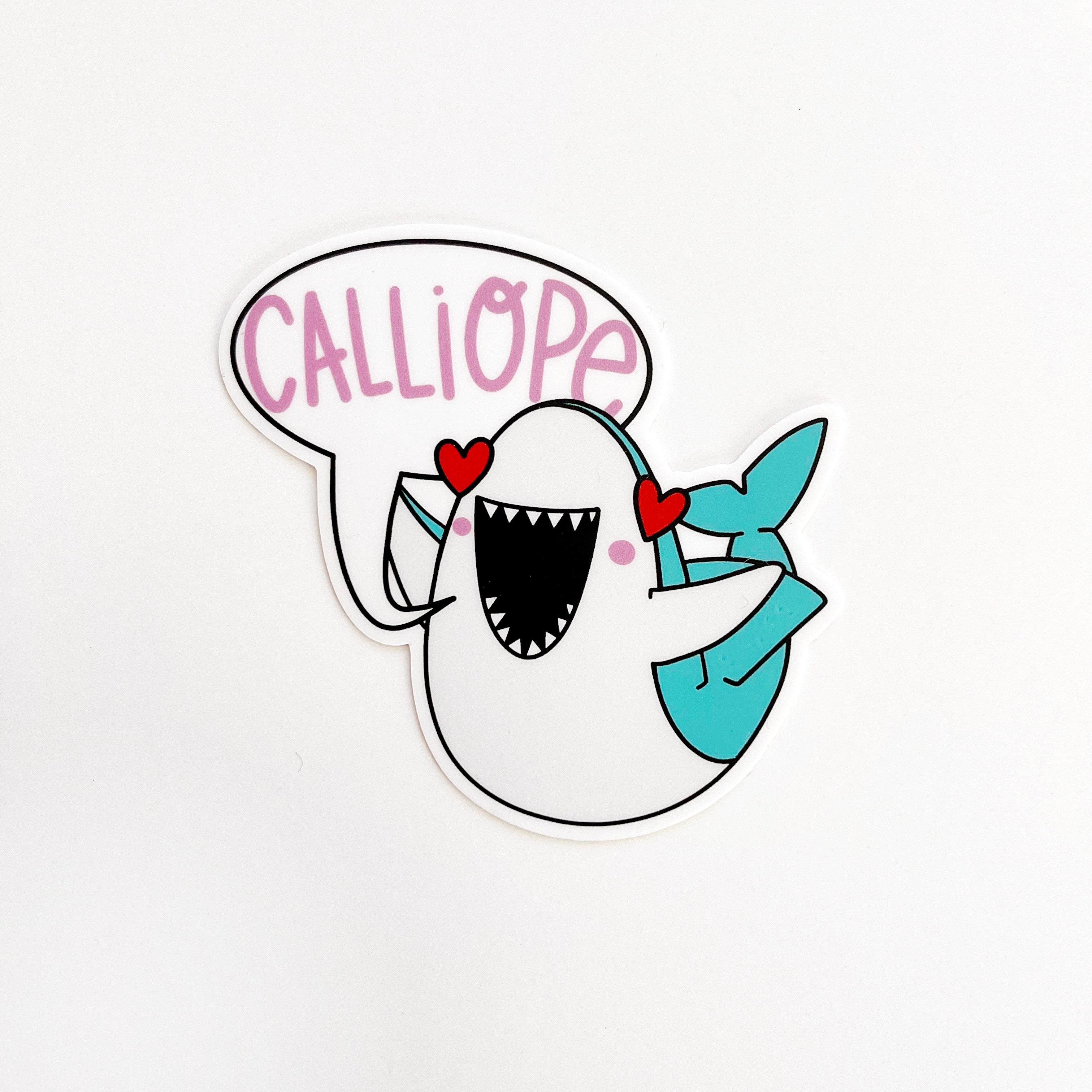 Gladys the Shark Calliope Sticker