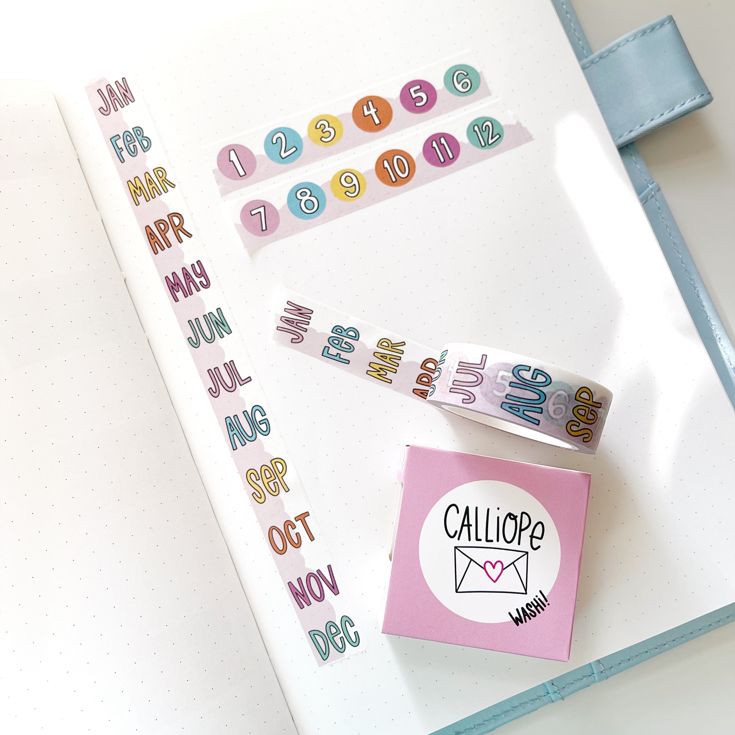 Months of The Year Washi Tape
