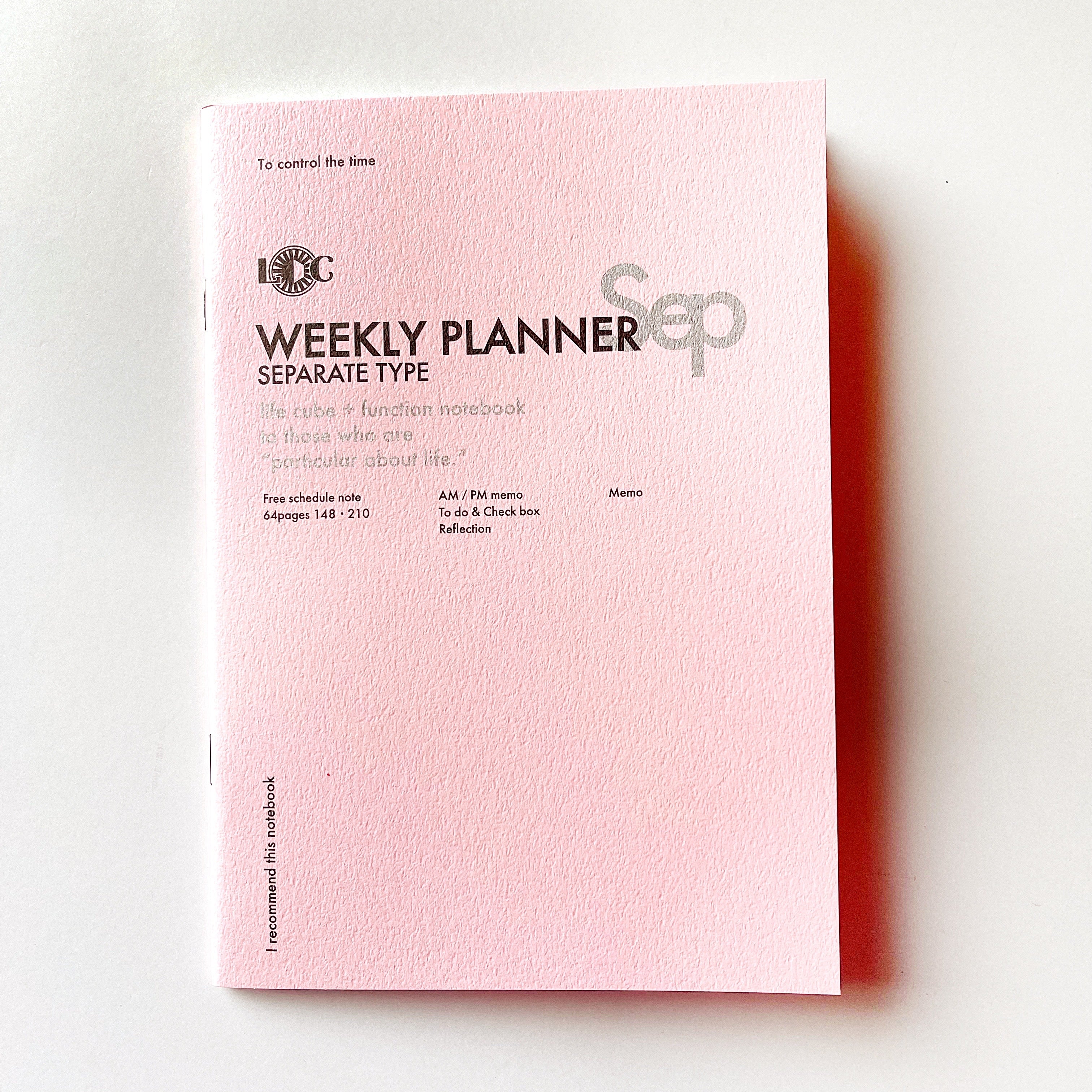 Luddite Weekly Planner Slim Notebook
