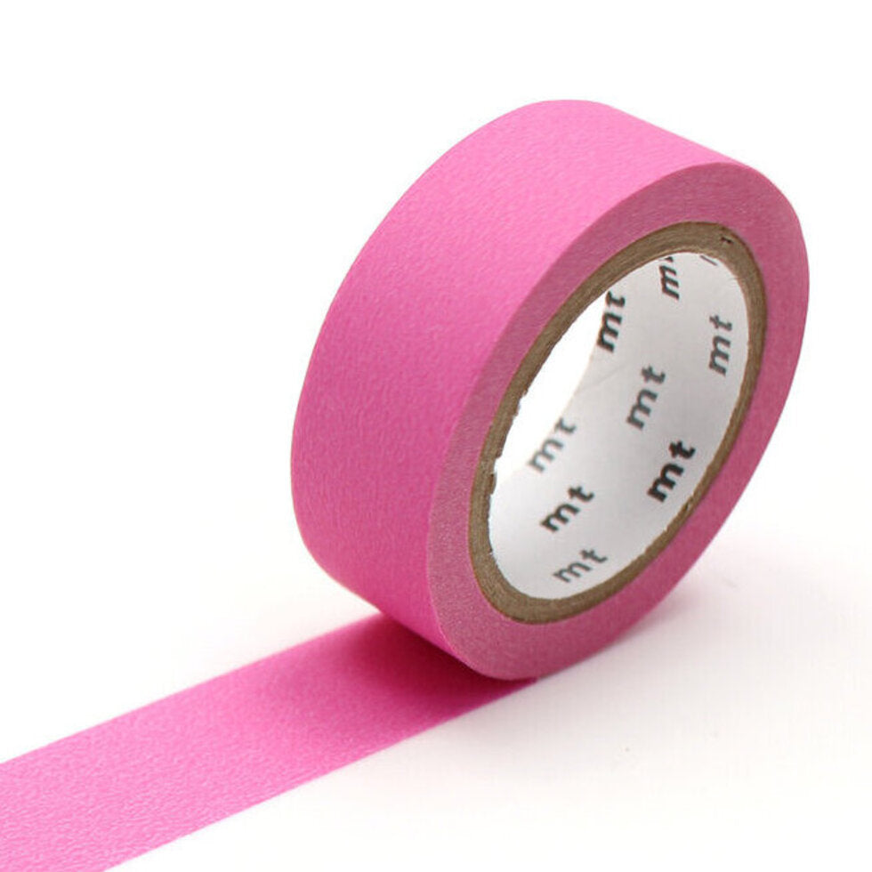 MT Washi Masking Tape - 15mm x 10M - Rose Pink