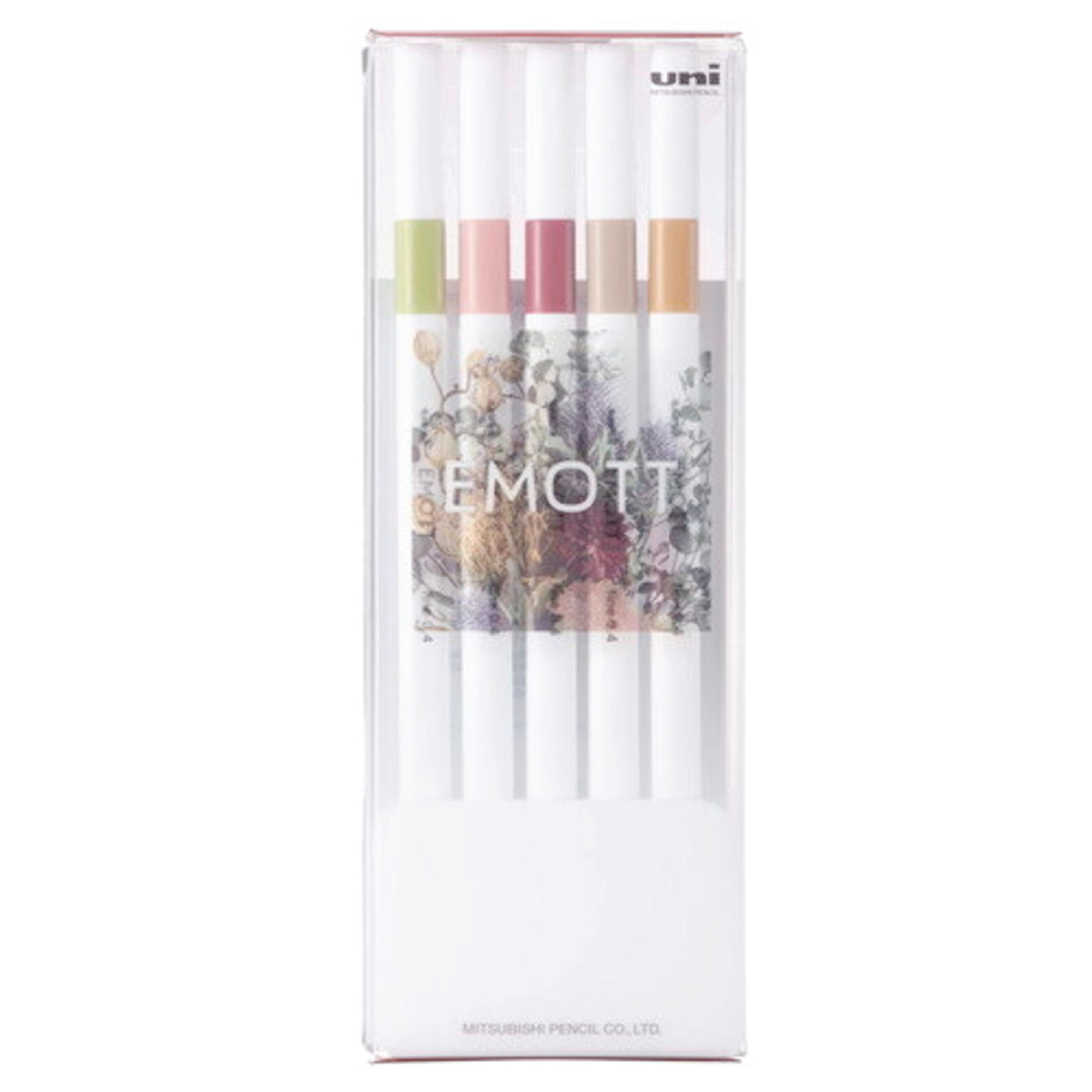 emott Fineliner Pen Set Nature Color, 5-Colors
