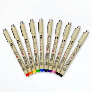 Sakura Pigma Micron Everyday Pens, Set of 8, Archival Ink, Ideal