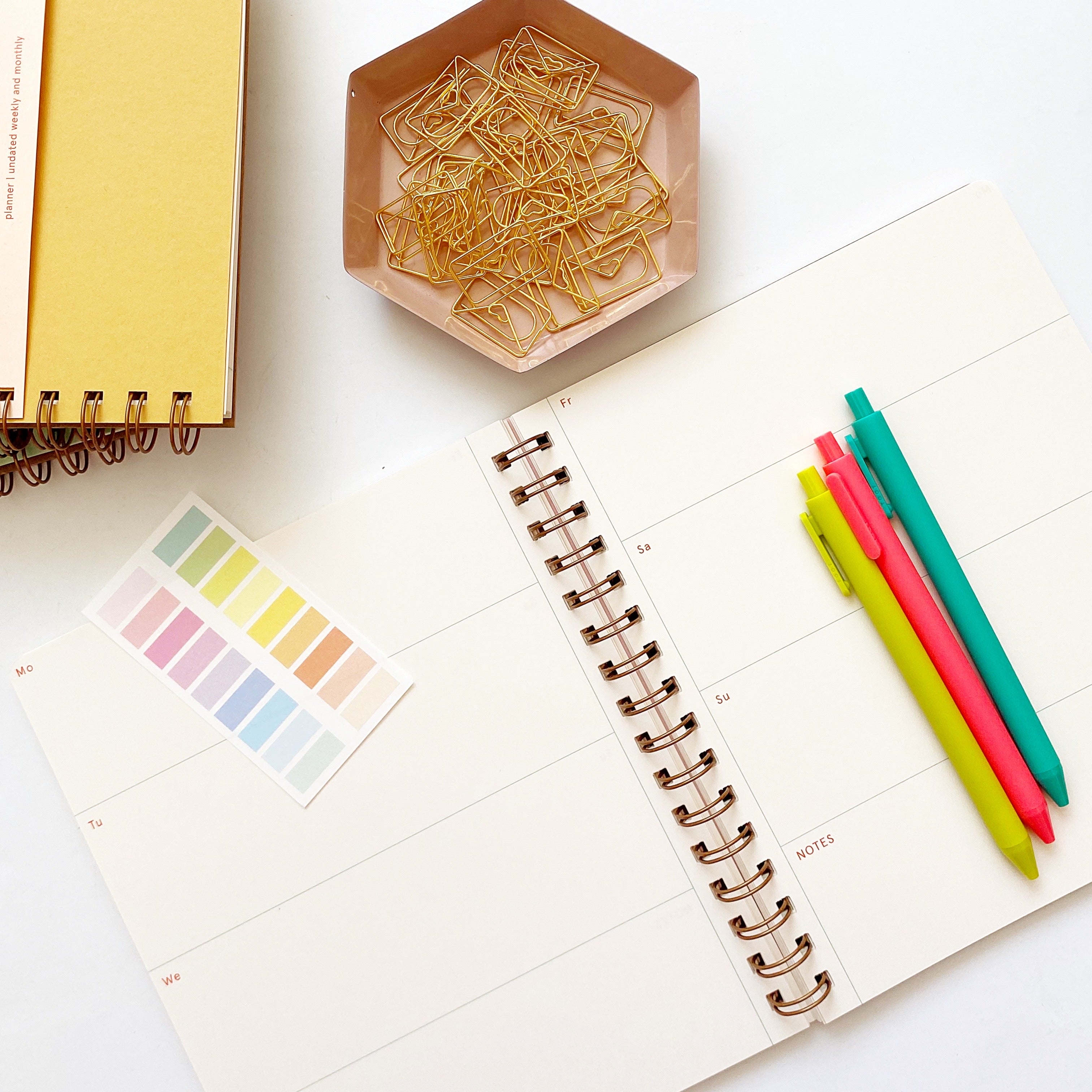Open Dated Planner -  Assorted Colors