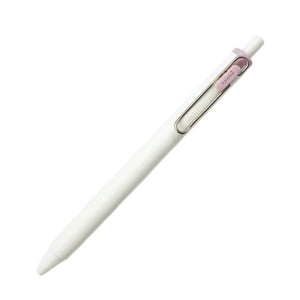 Single Plum Purple pen with white barrel and clip in plum to match the pen ink color