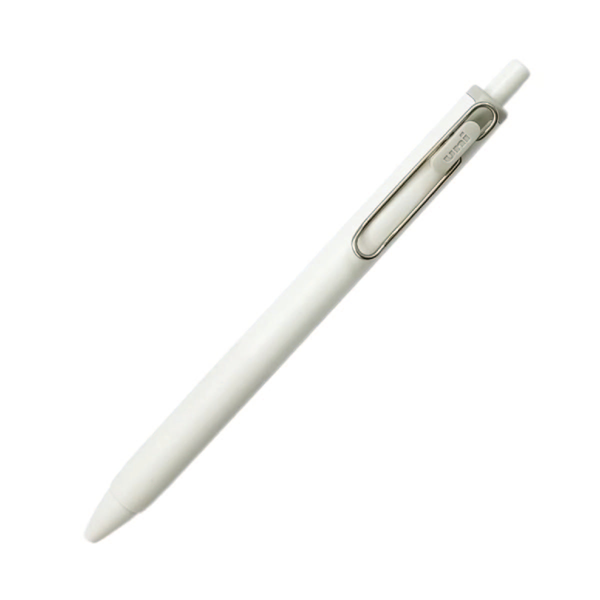 Single Sesame Grey pen with white barrel and clip in grey to match the pen ink color